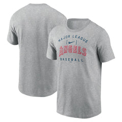 Los Angeles Angels Home Team Athletic Arch T-Shirt Heather Gray