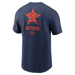 Houston Astros Large Logo Back Stack T-Shirt Navy