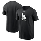 Los Angeles Dodgers Fuse Large Logo T-Shirt Black