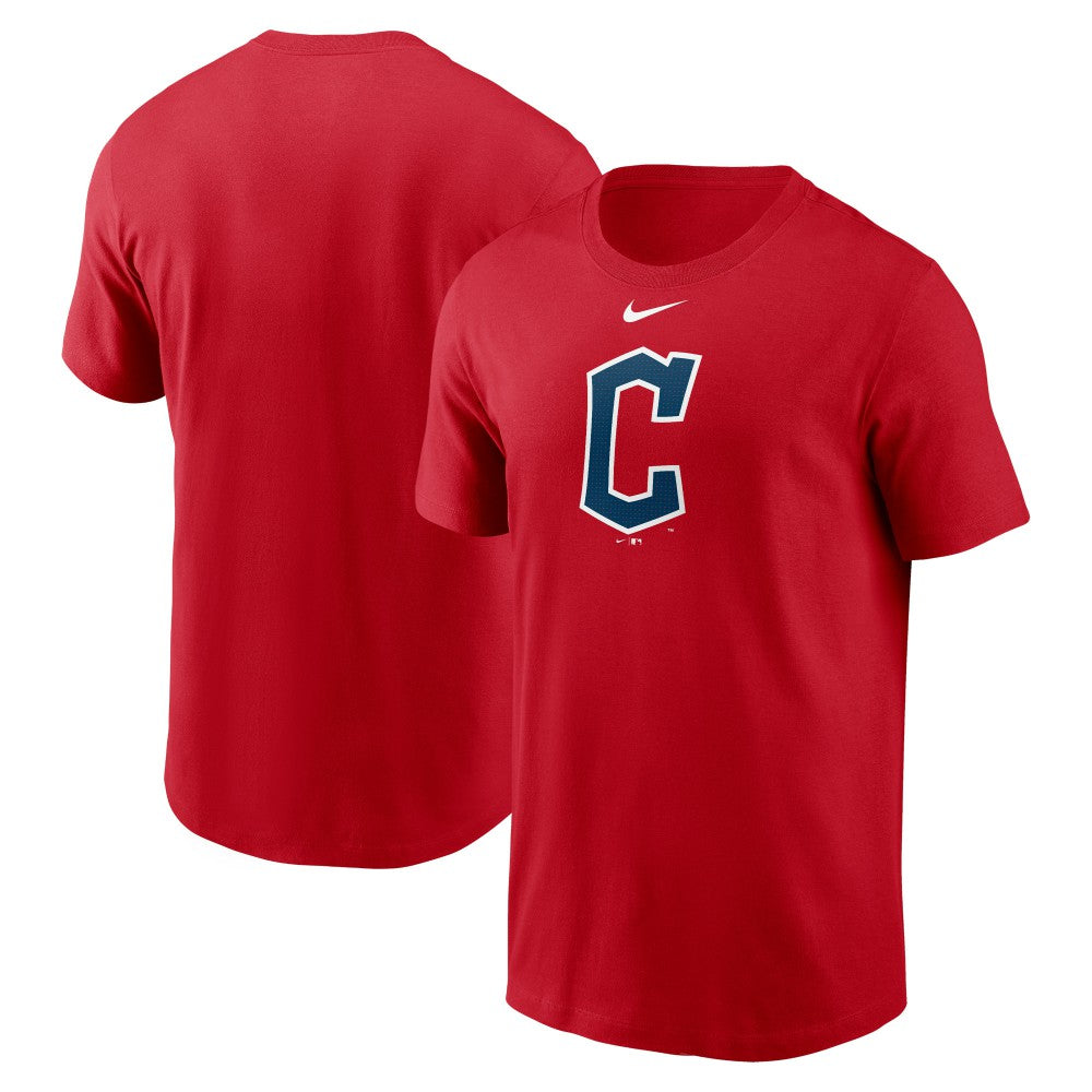 Cleveland Guardians Fuse Large Logo T-Shirt Red
