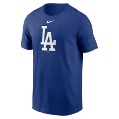 Los Angeles Dodgers Fuse Large Logo T-Shirt Royal