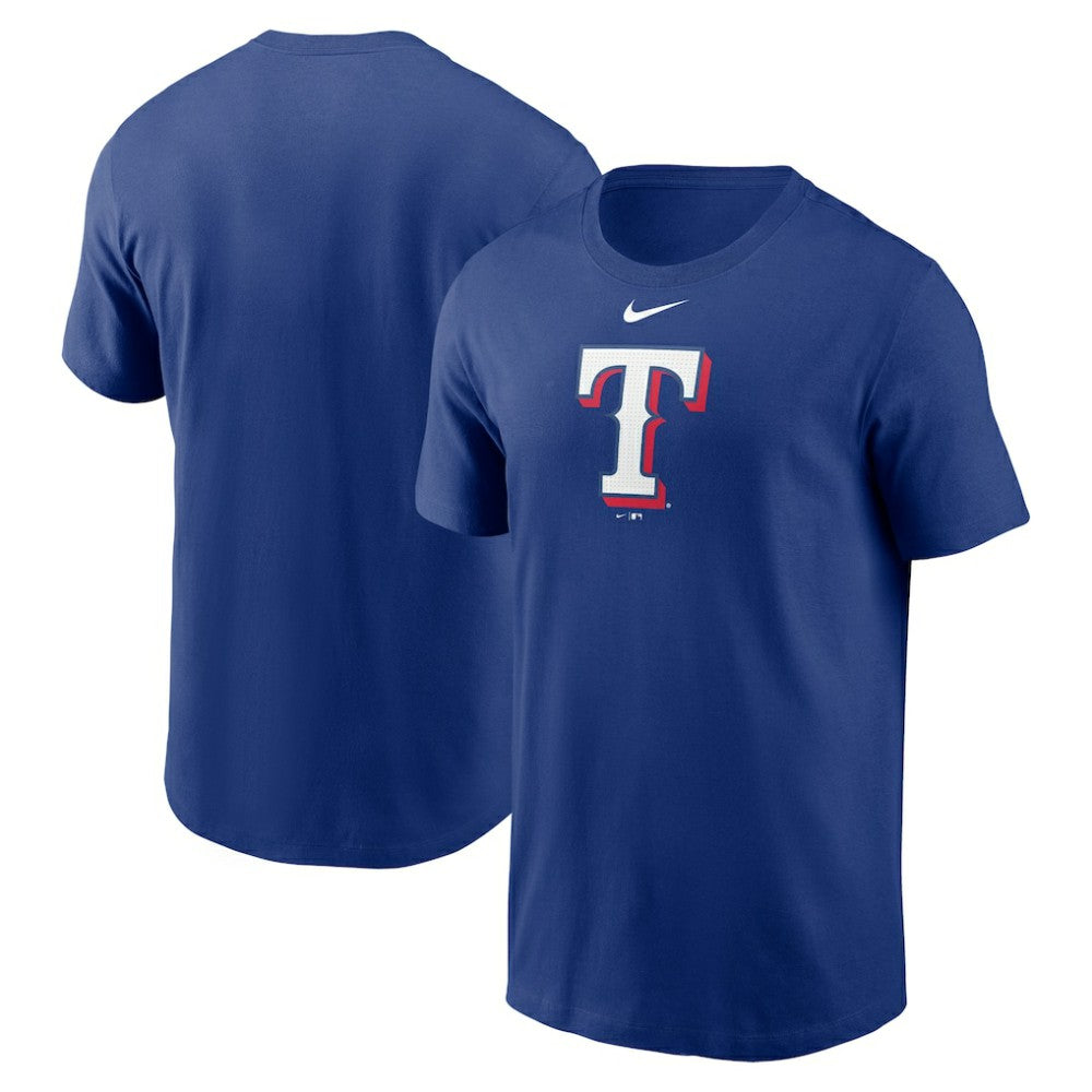 Texas Rangers Fuse Large Logo T-Shirt Royal