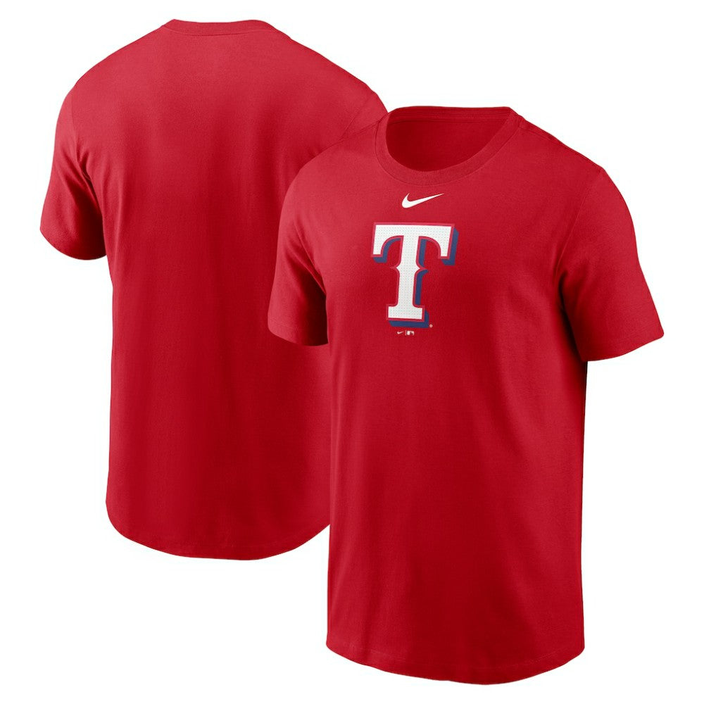 Texas Rangers Fuse Large Logo T-Shirt Red