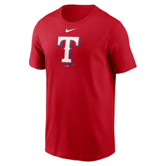 Texas Rangers Fuse Large Logo T-Shirt Red