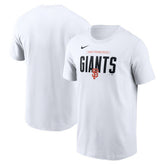 San Francisco Giants Home Team Bracket Stack T-Shirt White
