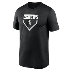 Chicago White Sox Home Plate Icon Legend Performance T-Shirt Black