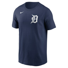 Detroit Tigers Fuse Wordmark T-Shirt Navy