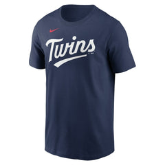 Minnesota Twins Fuse Wordmark T-Shirt Navy
