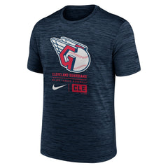 Cleveland Guardians Large Logo Velocity T-Shirt Navy