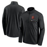 San Francisco Giants Franchise Logo Pacer Performance Half-Zip Top Black