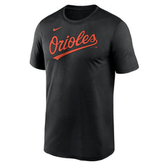 Baltimore Orioles Legend Fuse Wordmark T-Shirt Black