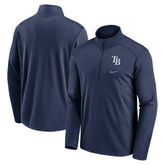 Tampa Bay Rays Franchise Logo Pacer Performance Half-Zip Top Navy
