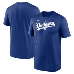 Los Angeles Dodgers Legend Fuse Wordmark T-Shirt Royal