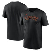 San Francisco Giants Legend Fuse Wordmark T-Shirt Black