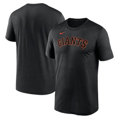 San Francisco Giants Legend Fuse Wordmark T-Shirt Black