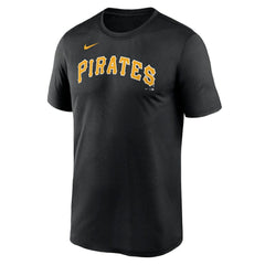 Pittsburgh Pirates Legend Fuse Wordmark T-Shirt Black