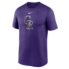 Colorado Rockies Legend Fuse Large Logo Dri-FIT T-Shirt Purple