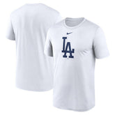 Los Angeles Dodgers Legend Fuse Large Logo Dri-FIT T-Shirt White