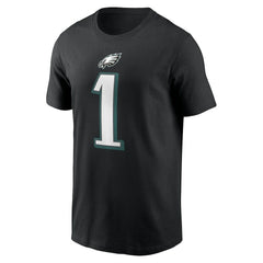 Jalen Hurts Philadelphia Eagles Player Name & Number T-Shirt - Black sale