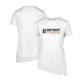 Detroit Tigers Levelwear Women's Birch Chase T-Shirt White