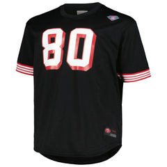 Jerry Rice San Francisco 49ers Big & Tall Mesh Player Name & Number Top - Black outlet
