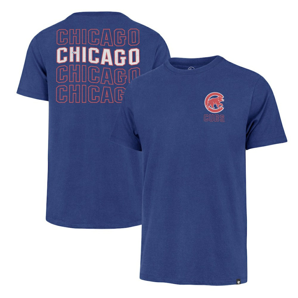 Chicago Cubs Hang Back Franklin T-Shirt Royal