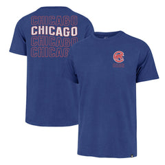Chicago Cubs Hang Back Franklin T-Shirt Royal