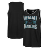Miami Marlins Upload Franklin Tank Top Black