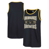 Milwaukee Brewers Upload Franklin Tank Top Navy