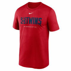 Minnesota Twins Knockout Legend Performance T-Shirt Red