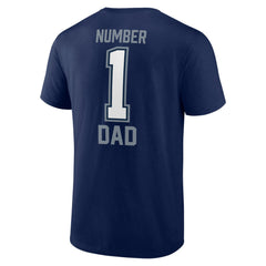 Dallas Cowboys Father's Day #1 Dad T-Shirt - Navy discount