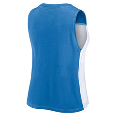 Chicago Cubs Women's Color-Block Tank Top Royal/White