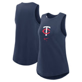 Minnesota Twins Women's Legacy Icon High Neck Dri-FIT Tank Top Navy