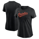 Baltimore Orioles Women's Wordmark T-Shirt Black