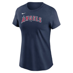 Los Angeles Angels Women's Wordmark T-Shirt Navy
