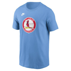 St. Louis Cardinals Cooperstown Collection T-Shirt Light Blue