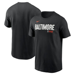 Baltimore Orioles City Connect Wordmark T-Shirt Black