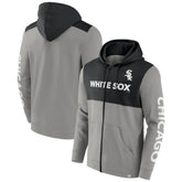 Chicago White Sox Ace Hoodie Full-Zip Sweatshirt Gray/Black