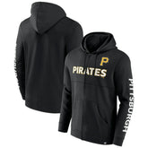 Pittsburgh Pirates Ace Hoodie Full-Zip Sweatshirt Black