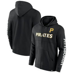 Pittsburgh Pirates Ace Hoodie Full-Zip Sweatshirt Black