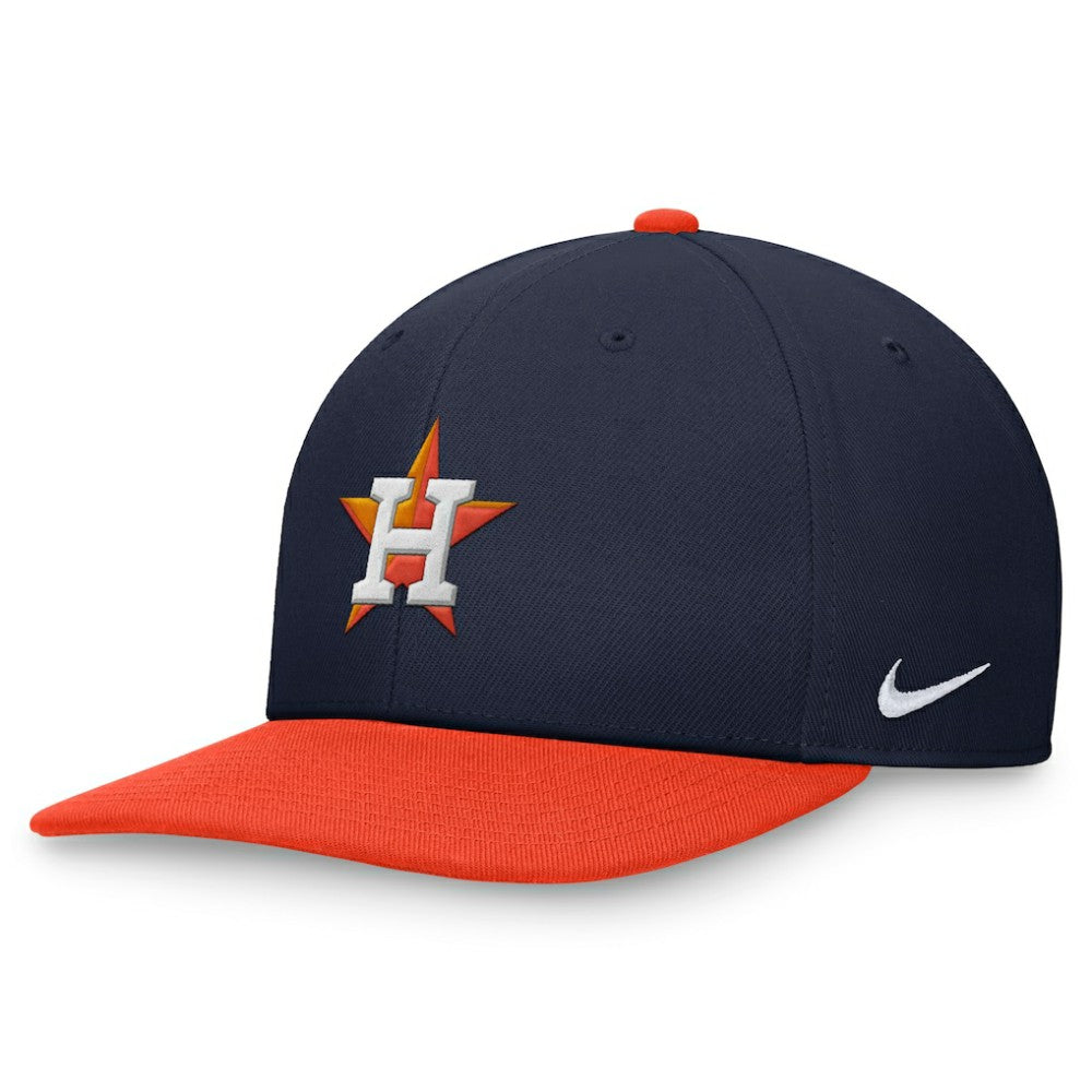 Houston Astros Two-Tone Snapback Hat Navy/Orange