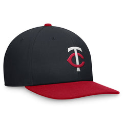 Minnesota Twins Two-Tone Snapback Hat Navy/Red