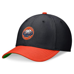 Houston Astros Cooperstown Collection Rewind Swooshflex Performance Hat Navy/Orange