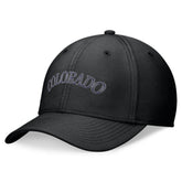 Colorado Rockies Performance Flex Hat Black