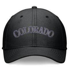 Colorado Rockies Performance Flex Hat Black