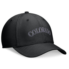 Colorado Rockies Performance Flex Hat Black