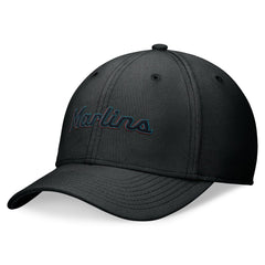 Miami Marlins Performance Flex Hat Black
