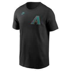 Randy Johnson Arizona Diamondbacks Fuse Name & Number T-Shirt Black