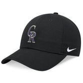 Colorado Rockies Club Adjustable Hat Black