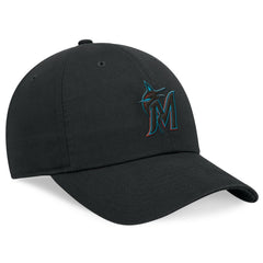 Miami Marlins Club Adjustable Hat Black